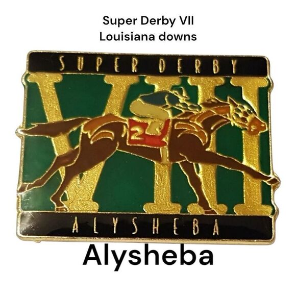 Super Derby VII Louisiana downs Enamel Pin - Picture 3 of 7